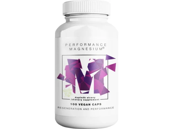 Performance Magnesium®, 1000 mg, Hořčík 200 mg + Vitamín B6 P5P, 100 vegan kapslí