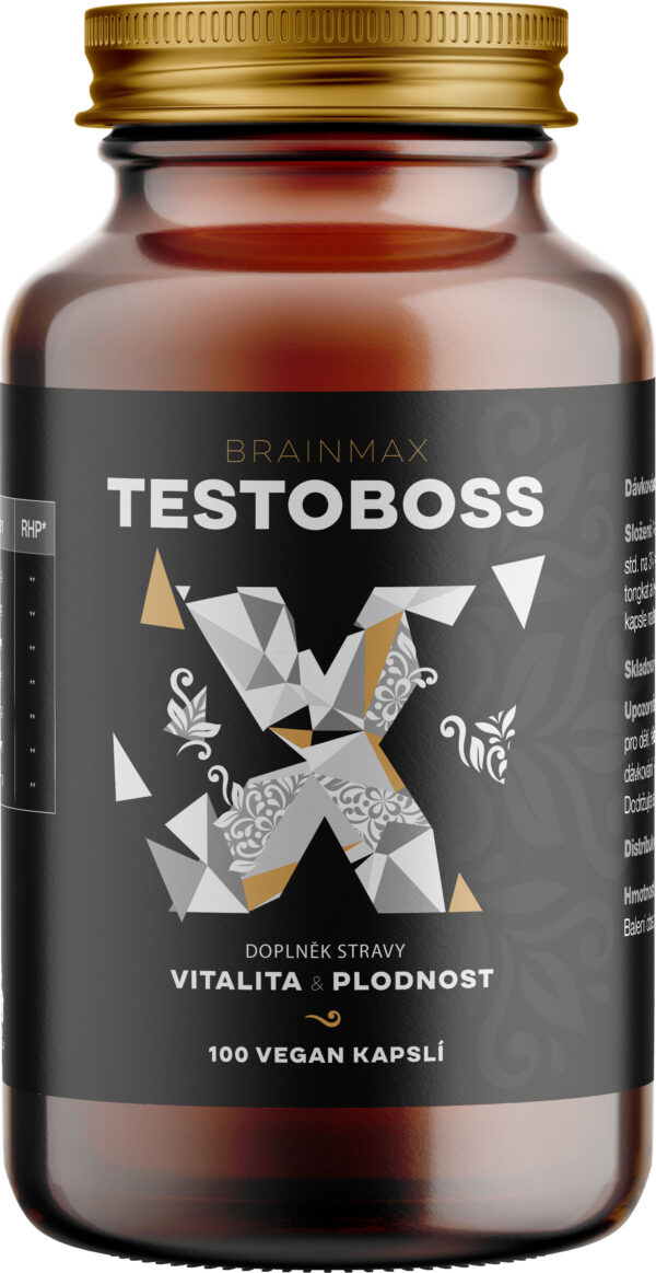 BrainMax Testoboss, 100 rostlinných kapslí