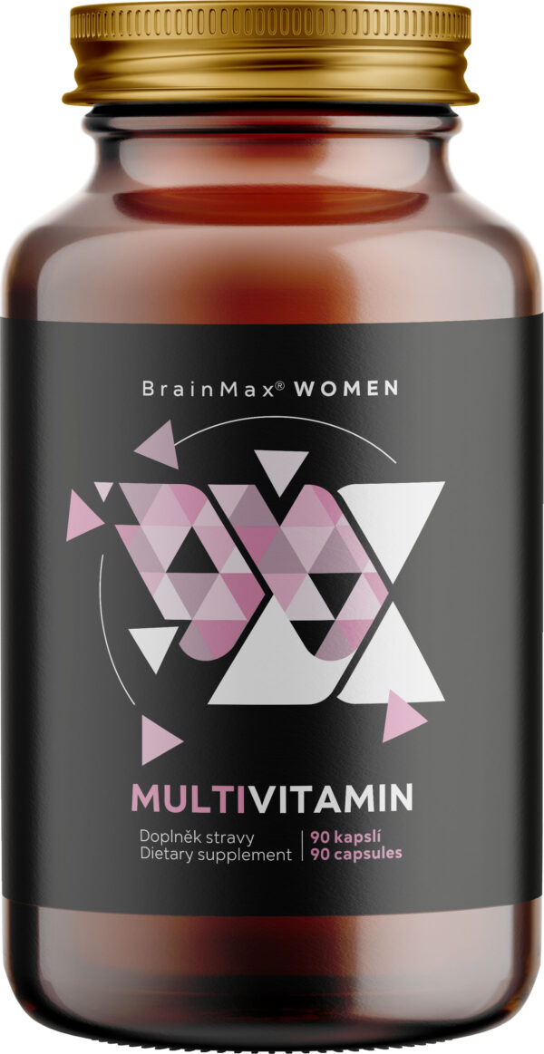 BrainMax Women Multivitamin, multivitamín pre ženy, 90 rastlinných kapsúl