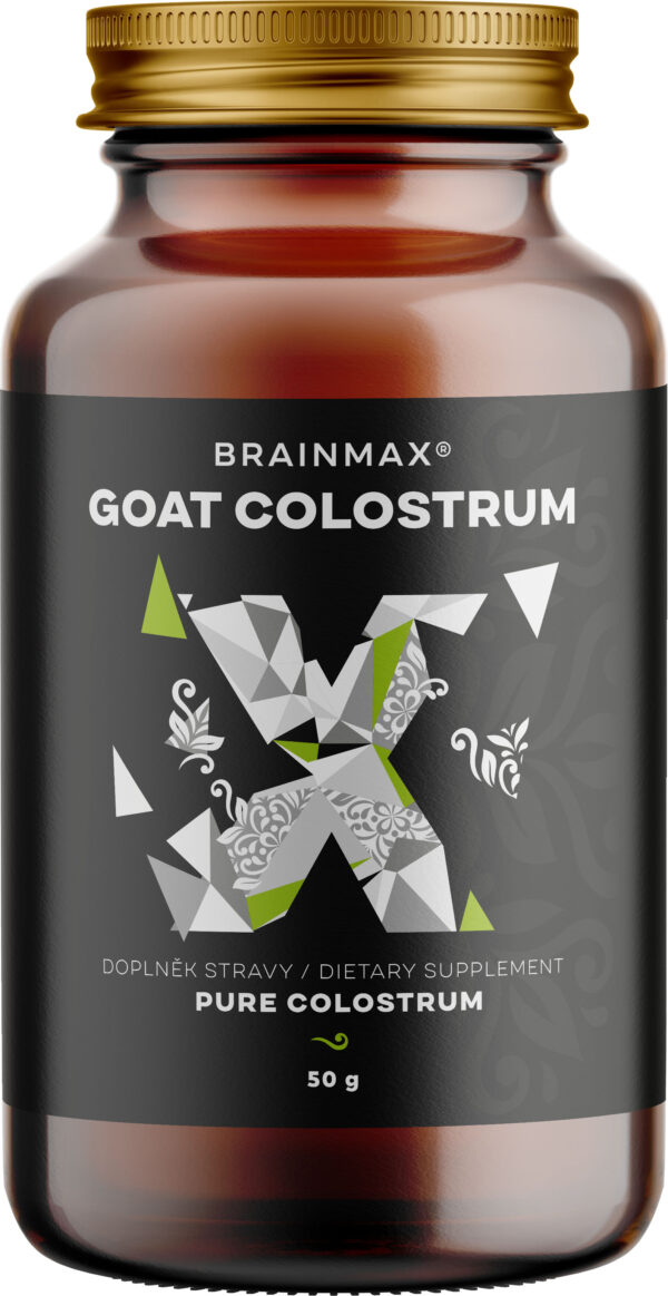 BrainMax Goat Colostrum, kozí kolostrum v prášku, 50 g