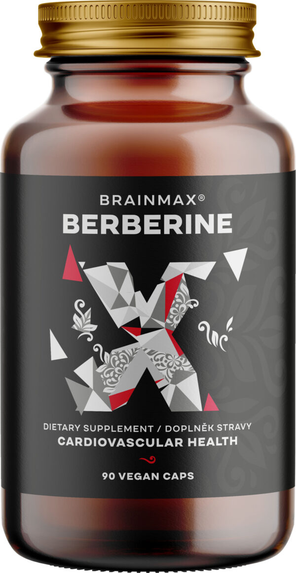 BrainMax Berberin 500 mg, 90 rostlinných kapslí